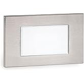WAC Landscape Lighting, LEDme 120V LED Horizontal Diffused Indoor and Outdoor Step and Wall Light 3000K Built-in LED in Stain