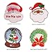 Ximkee 20pcs Christmas Santa Snowman Tree Gift Collection Iron-on or Sew-on Embroidered Patches Motif Appliques