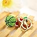 Reizteko Crystal Watermelon Pendant Car Key Chain Key Jewelry Keyring Fashion Trinket Souvenir Christmas Gift Key Holder Key Finder Bag Decorations