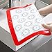 HOTPOP 2-Pack Silicone Baking Sheet Set - No-Stick Cookie Sheets for Baking with Outlined Silicone Mats for Macarons, Pastries, Buns, Bread - 16.5