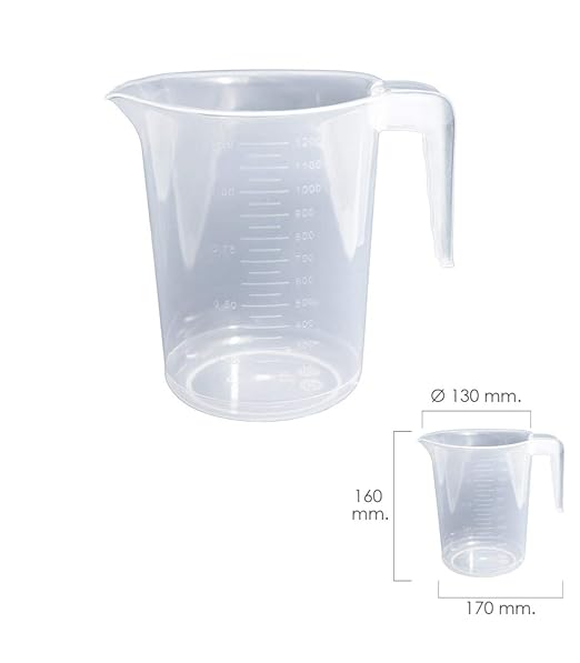 Oryx 5071020 Jarra Medidora Plástico Apta Microondas 1 Litro ...