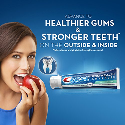 Crest ProHealth Advanced Toothpaste, Gum Protection, 5.1 oz, Pack of 3, (Cap May Vary Twist off