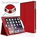CaseCrown Bold Standby Pro Case for iPad Air - [Corner Protection] Auto Wake/Sleep, Hand Grip, Multi-Angle Viewing Stand (Compatible with iPad 9.7 2018/2017) - Red