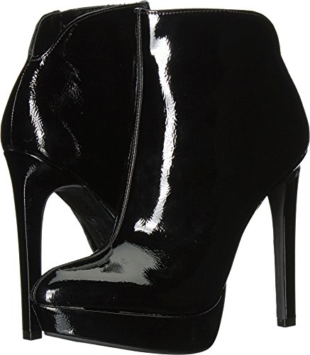Jessica Simpson Women's Zamia Ankle Boot, Black Patent, 9 Medium US