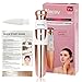 Lilizhou Women's Facial Hair Remover for Face Lip Armpit Chin Cheek Arm Leg and Full Body, Electric Facial Hair Removal For Women with Clean Brush