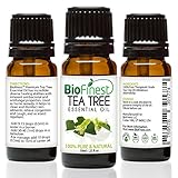 BioFinest Tea Tree Oil - 100% Pure Tea Tree Essential Oil - Therapeutic Grade - Australia Premium Quality - Best For Aromatherapy, Acne & Skin Tag Removal - Gift and Travel Packaging (10ml)