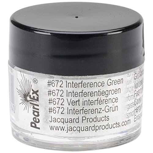 Jacquard pearl ex powdered pigments 3g-interference green
