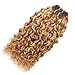 FASHION LINE Brazilian P27/613 Water Wave Blonde Human Hair Extensions Unprocessed Human Hair Bundles Weft 1PC 100g Piano Color (14
