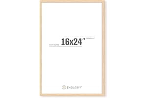 16x24 Inch Natural Solid Oak Wood Picture Frame Poster Frame Wall Photo Frame