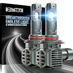 BEAMTECH 9005 Light Bulbs, G-XPower Chips HB3 Fog