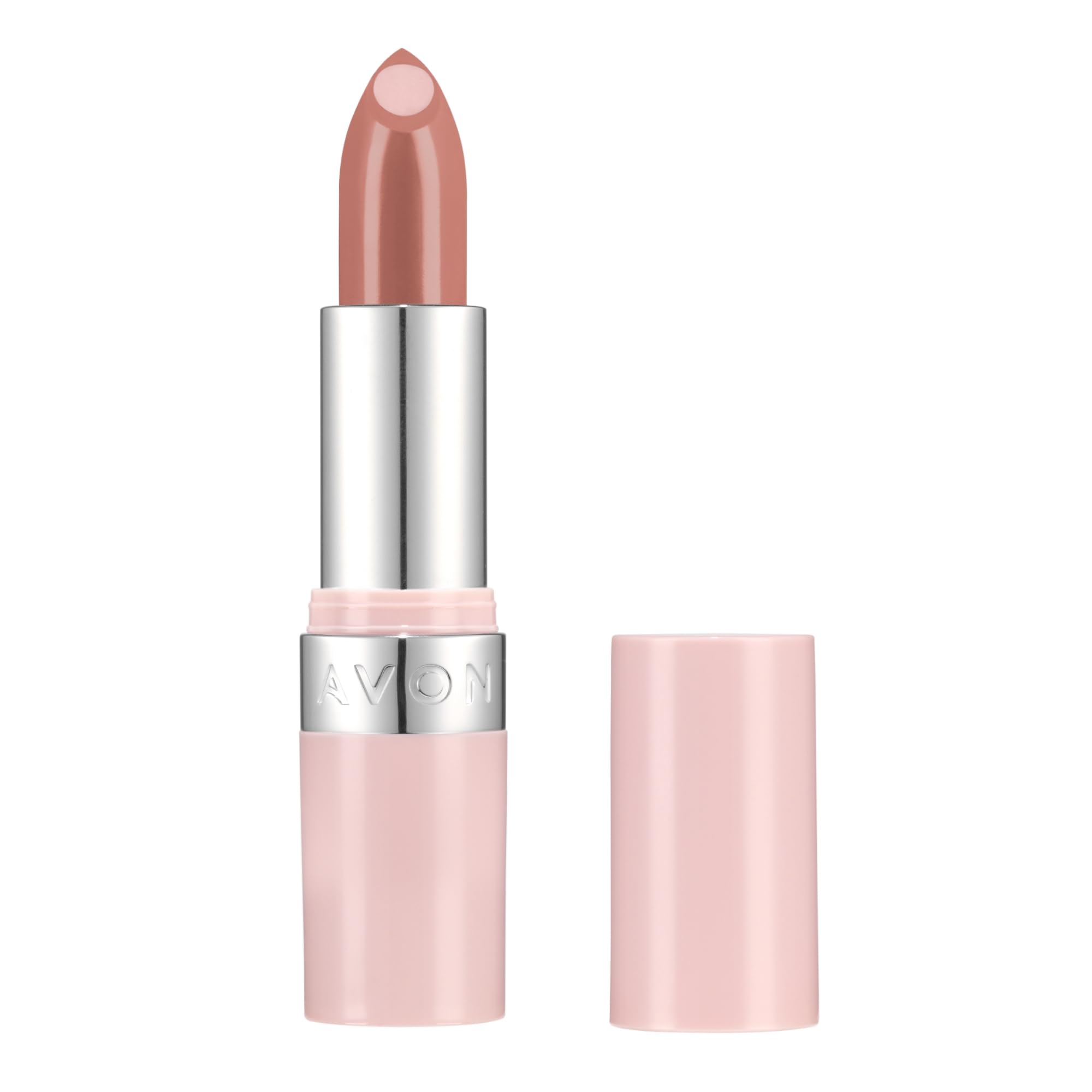 Avon Hydramatic Shine Lipstick 3.6g | Hydrating Intense Colour | SPF 20 | Plumper and Smoother Looking Lips | Cruelty Free | Hydra Shine Peach
