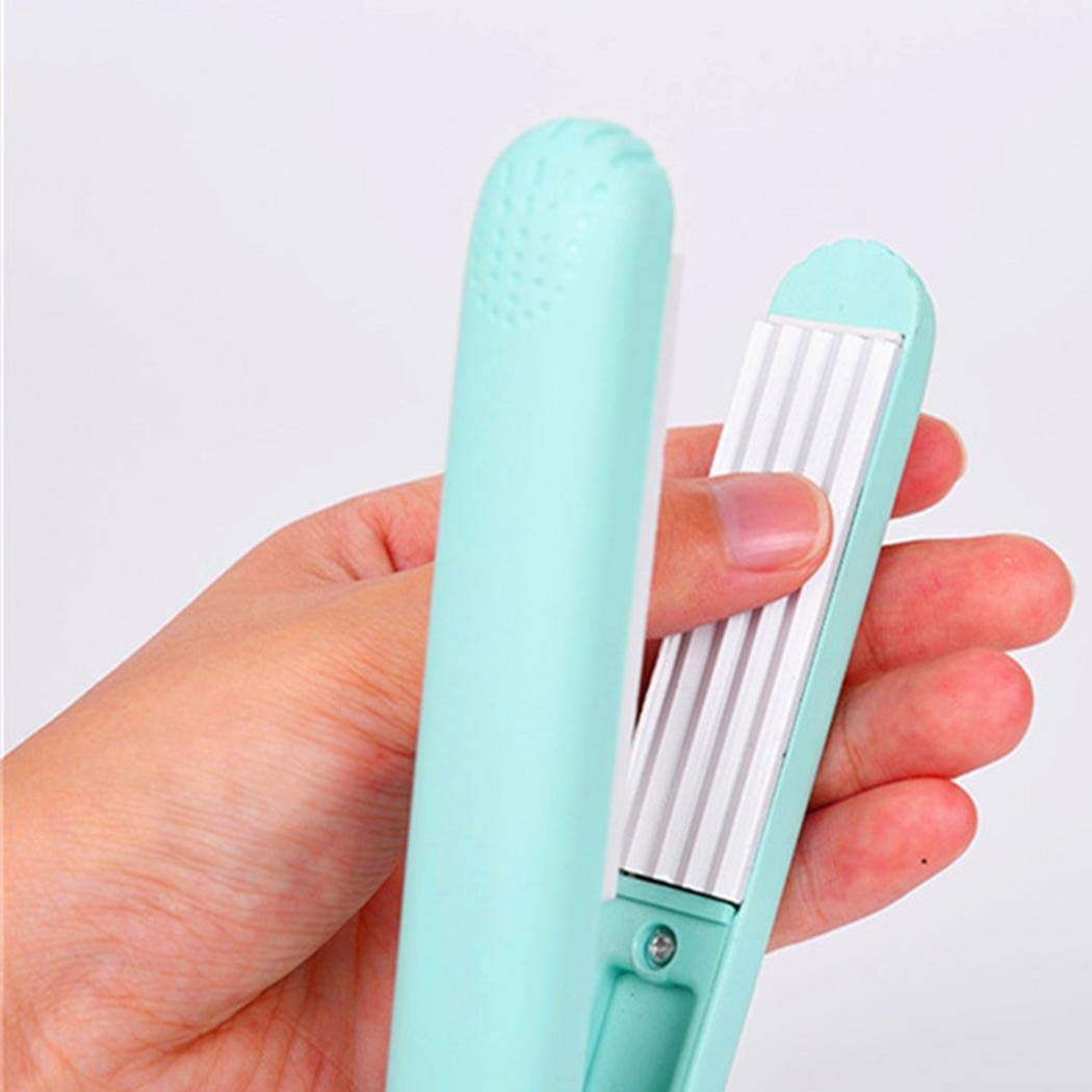 GuGio 2 in 1 Curling Iron with Tourmaline Ceramic Coating, Hair Curling Wand with Anti-scalding Insulated Tip, Hair Salon Curler Waver Maker