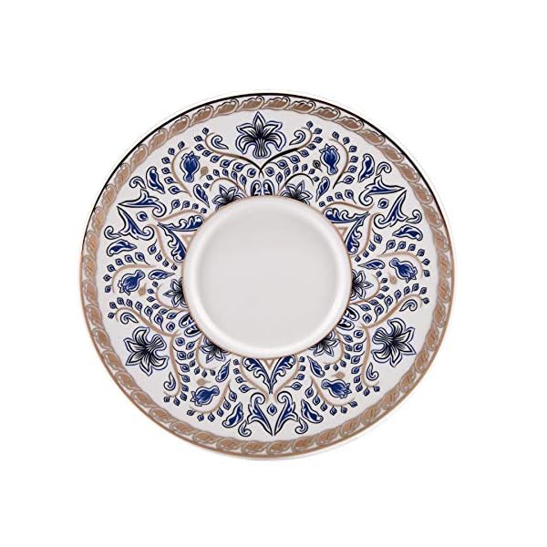 Karaca Delft Blue Kaffeetassen- Set für 6 Personen-Türkisch Kaffeetassen - Traditional kaffeetassen- Espresso Set… – Bild 3