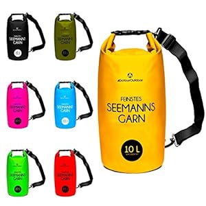 Schnorchelmasken 51RbKm6rqvL. SS300 Du willst Deine Wertgegenstände bei der nächsten Bootsfahrt sicher verstauen, dann ist unser Dry Bag »Seemann« genau der Richtige für Dich. Dry Bags (dt. Trockentaschen) sind die idealen Begleiter, um Dein Gepäck beim nächsten Segeltörn sicher, trocken und wasserfest zu verstauen. Ob Smartphones, Wertsachen oder Kleidung – für jede Gegebenheit gibt es die passende Größe. Farbenfrohe Designs machen unsere Seemannsäcke zu einem perfekten Accessoire für Outdoor-Aktivitäten.
EINSATZGEBIETE: Dry Bags schützen Deine Wertsachen vor Regenschauern, Sand und Schmutz. Egal ob am Strand, auf See, beim Wandern, Skifahren, Camping, Snowboarden, Kanufahren oder Angeln, die wasserdichte Tasche ist Dein Outdoor-Bag für alle Aktivitäten. Wasserdicht und robust! #DoYourOutdoor ist eine Marke der #DoYourSports GmbH.
GRÖSSEN: 2L 5L, 10L 20L 30L oder 40L je nach Bedarf für kleine oder große Reisen geeignet oder einfach wenn Du mit dem Fahrrad oder Motorrad zur Arbeit fährst, schützt der Rucksack Deine Wertsachen vor Nässe, Staub, Schnee und Schmutz.
