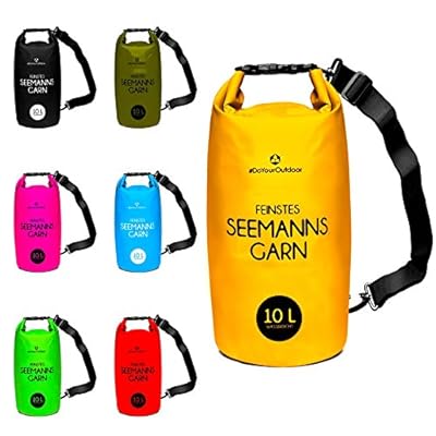 Schnorchelmasken 51RbKm6rqvL. SS400 Du willst Deine Wertgegenstände bei der nächsten Bootsfahrt sicher verstauen, dann ist unser Dry Bag »Seemann« genau der Richtige für Dich. Dry Bags (dt. Trockentaschen) sind die idealen Begleiter, um Dein Gepäck beim nächsten Segeltörn sicher, trocken und wasserfest zu verstauen. Ob Smartphones, Wertsachen oder Kleidung – für jede Gegebenheit gibt es die passende Größe. Farbenfrohe Designs machen unsere Seemannsäcke zu einem perfekten Accessoire für Outdoor-Aktivitäten.
EINSATZGEBIETE: Dry Bags schützen Deine Wertsachen vor Regenschauern, Sand und Schmutz. Egal ob am Strand, auf See, beim Wandern, Skifahren, Camping, Snowboarden, Kanufahren oder Angeln, die wasserdichte Tasche ist Dein Outdoor-Bag für alle Aktivitäten. Wasserdicht und robust! #DoYourOutdoor ist eine Marke der #DoYourSports GmbH.
GRÖSSEN: 2L 5L, 10L 20L 30L oder 40L je nach Bedarf für kleine oder große Reisen geeignet oder einfach wenn Du mit dem Fahrrad oder Motorrad zur Arbeit fährst, schützt der Rucksack Deine Wertsachen vor Nässe, Staub, Schnee und Schmutz.