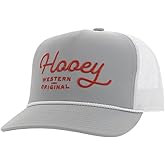 HOOEY OG Adjustable Snapback Hat - Trucker Hat for Men & Women with Mesh Back, 5 Panel Baseball Cap w/Rope Detail, OSFA