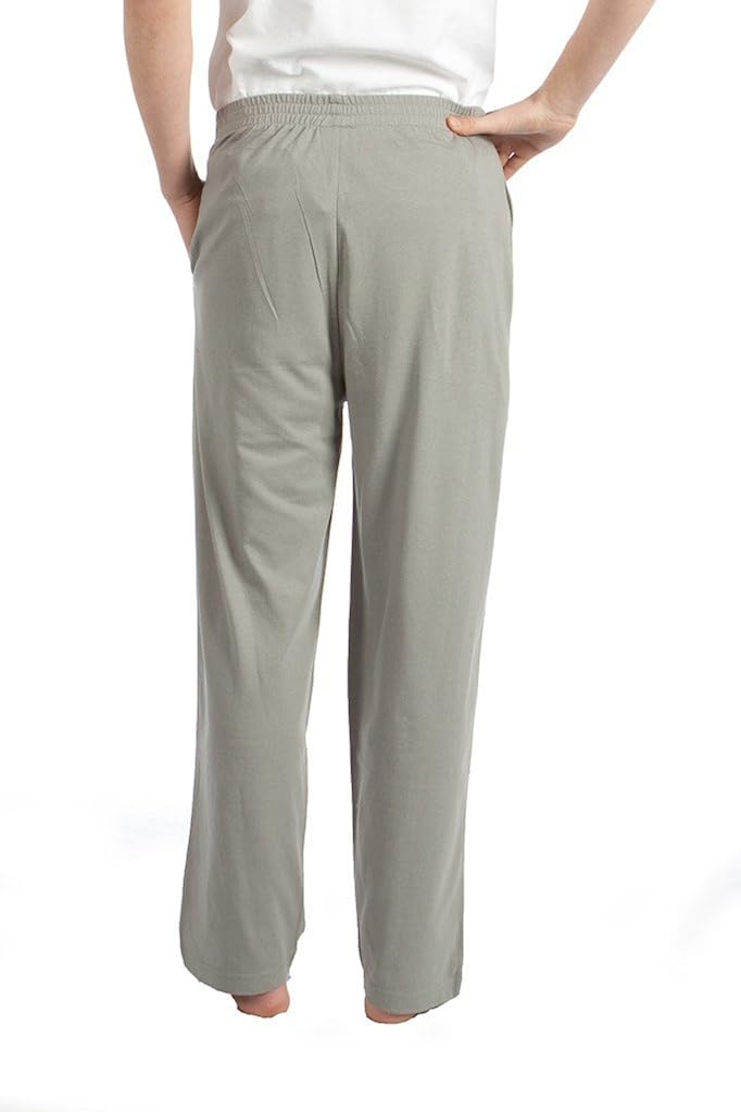 Pembrook Mens Jersey Knit Pants with Elastic Waistband at  Men’s Clothing store