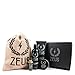 ZEUS Everyday Beard Kit for Men, Facial Hair Shampoo, Conditioner, Oil, Balm & Tin Gift Box, Premium Beard Care & Grooming Set (Made in USA) Vanilla Rum
