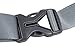 OrrinSports 3 Zippers Water Resistant Polyester Sports Fanny Pack with Waist Belt Black