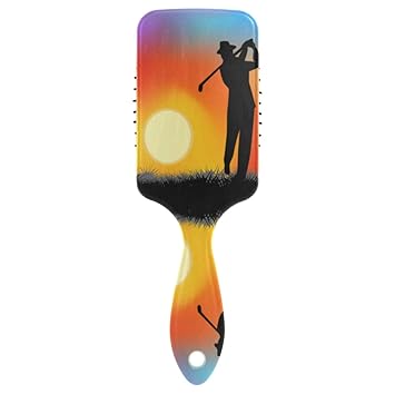 Amazon Com Xmcl Golf Ball Sun Paddle Hair Brush Soft Nylon Pins