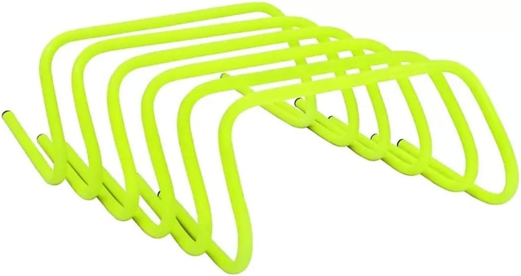 Woodpecker Hurdles Agility Hurdles for Football Home Gym All Sports Excercise Jumping Hurdles- Set of 6 (6 Inch)