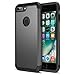iPhone 7 Plus Case, UNU [UShield Series] Ultra Protective Case for Apple iPhone 7 Plus Case Bumper Cover Shock-Absorption Bumper and Anti-Scratch Back for iPhone 7 Plus - Metallic Grey/Black