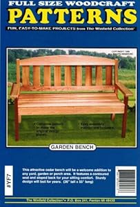 Garden Bench Woodworking Plans - Outdoor Furniture Woodworking Project