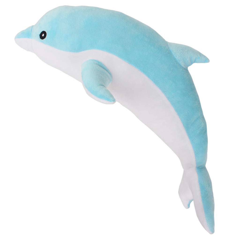 Yxiang Dolphin plush toy loyal friend child Christmas Halloween activity toy gift (blue)