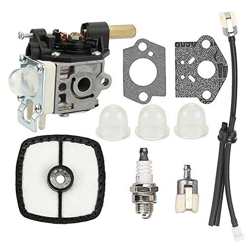 Milttor RB-K70 Carb Primer Bulb Fuel Line Kit Fit Echo SRM 230 Carburetor SRM230 SRM231 PE231 GT231 PPT231 PAS231 PE230 GT230 PPT230 PAS 230 Trimmer A021000382 A021000720