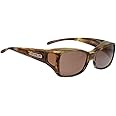 Jonathan Paul Fitovers Dahlia Medium Polarized Over Sunglasses ; Tiger-Eye & Polarvue Amber