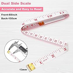6 Packs Soft Body Tape Measure Measuring Tape for