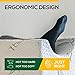 Memory Foam Leg Elevation Pillow - Improves Comfort Circulation & Pain Relief for Knee, Foot or Leg During Post-Surgery Recovery - Premium Wedge Pillow Provides Support for Sleeping