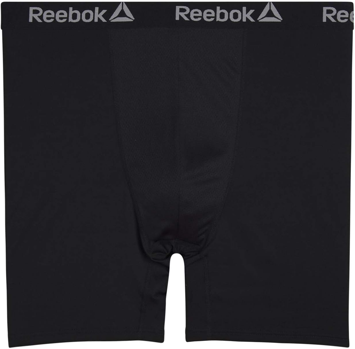 Reebok Men's Big and Tall Athletic Performance Boxer Briefs (3 Pack), Black/Black/Black, Size 2XL: Clothing