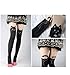 Rbenxia Kitten Print Knee High Length Socks CAT Tail Tattoo Tights Pantyhose