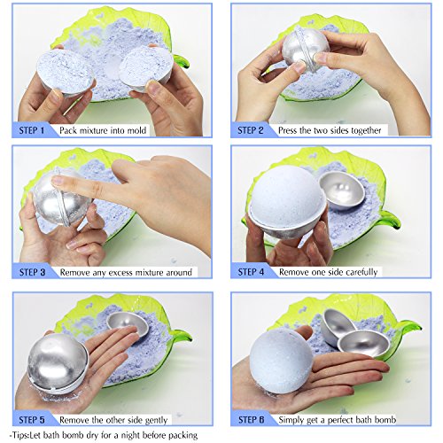 5 Bath+Bomb+Mold+Colorant+Shrink
