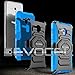 Evocel Alcatel OneTouch Fierce XL Case, [New Generation Series] Belt Clip Holster, Kickstand, & Dual Layer for Alcatel OneTouch Fierce XL 5054 (2015 Release), Blue