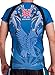 Ed Hardy Mens Eagle Mesh Crew Tee Top - Blue - Large