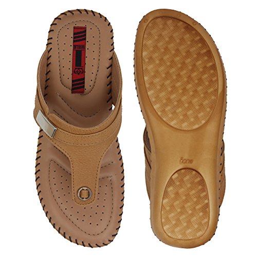 1 walk dr. sole casual wear leather tan sandals