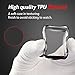 Smiling Black Case for Apple Watch 42mm with Buit in TPU Screen Protector All-Around Protective Case High Definition Clear Ultra-Thin Cover for Apple Watch 42mm Series 3 and Series 2