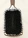 Boar Bristle Flat Hair Brush with Detangle Nylon Pins for Frizzy-Free, Smooth, Shiny Hair – Best Paddle Brush for Blow-drying, Detangling, Straightening All Hair Types, Women or Men
