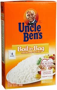 Amazon.com : Uncle Ben's Boil-in-Bag Rice, 15.8-Ounce Boxes (Pack of 6 ...