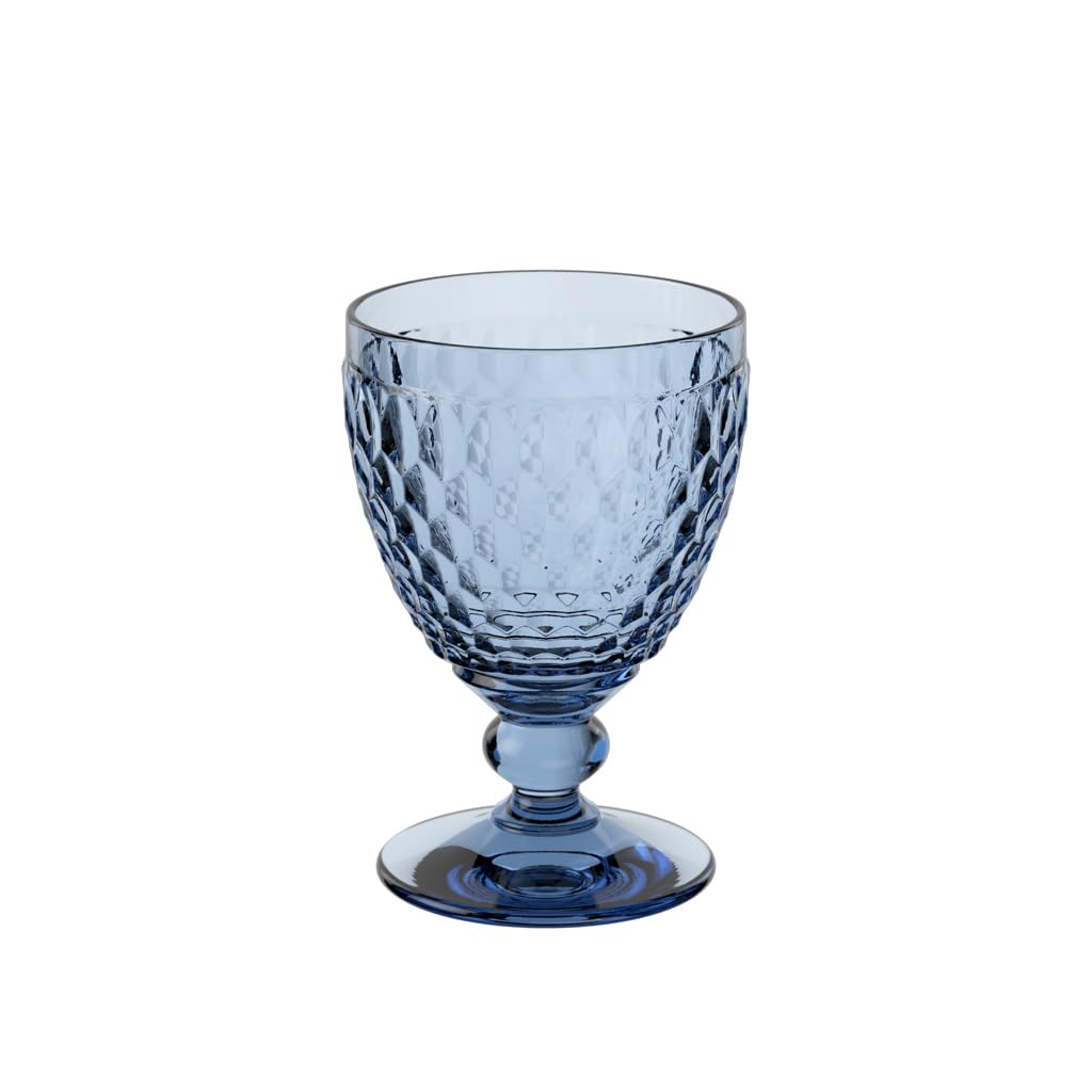 Villeroy & Boch Boston Coloured Red Wine Glass Blue, 310 ml, Crystal Glass, Blue — image 1