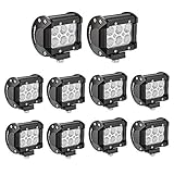 LED Light Bar, Northpole Light 10x18W LED Pods
