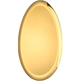 Large Olive-Shaped Golden Stainless Steel Serving Tray – Champagne, Cocktail & Bar Tray with Vacuum-Coated, Mirror-Polished Finish, Fade-Resistant for Jewelry, Candles & Coffee Table Decor