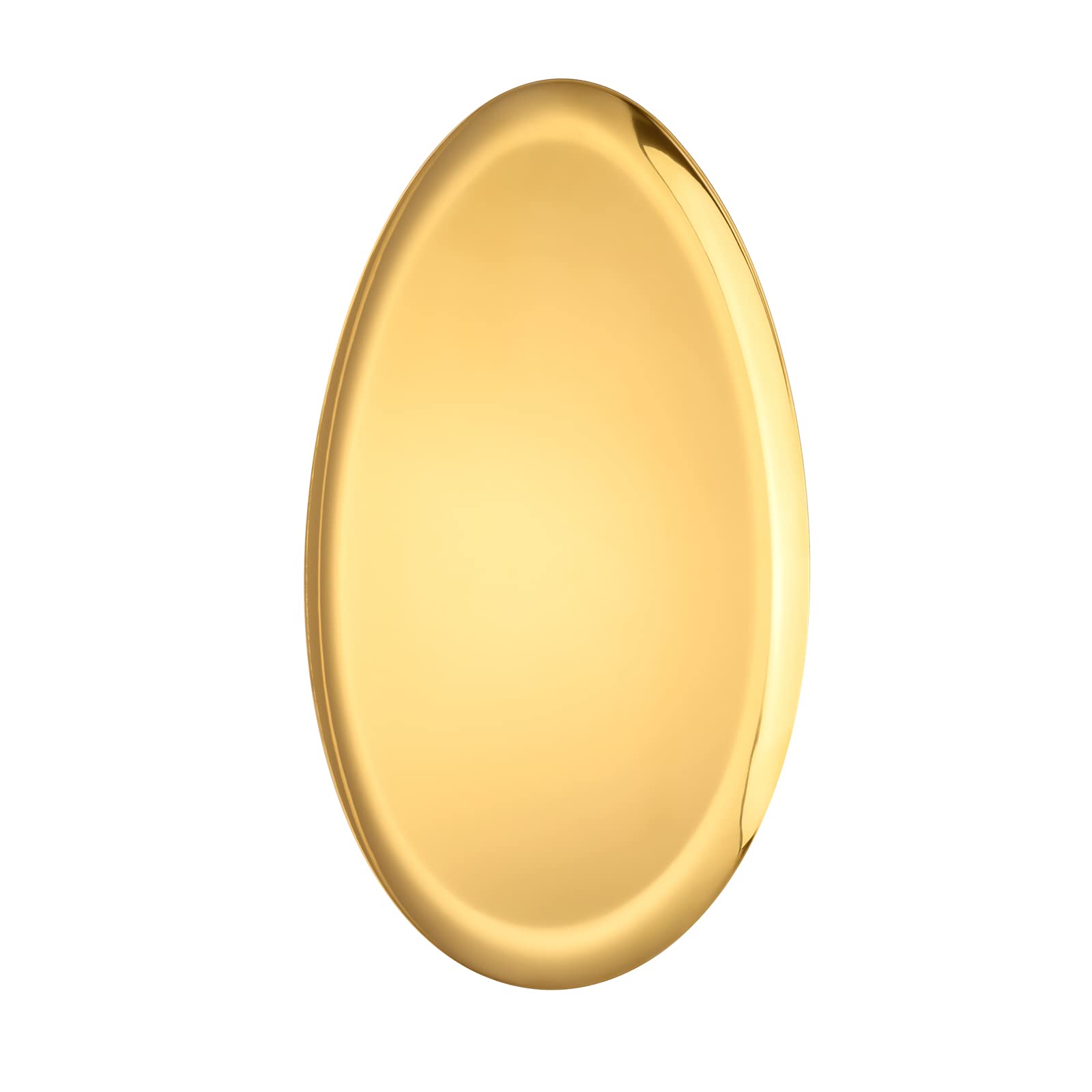 Olive Shaped Large Gold Stainless Steel Tray - Versatile Organiser for Jewellery, Makeup, Candles & Display - Ideal for Dressing Tables, Coffee Tables & Champagne tray - Spacious 32cm x 24cm