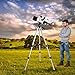Gskyer Telescope, Travel Telescope, 70mm Astronomical Refractor Telescope for Kids Beginners, Portable Telescope For Adults - Telescope Phone Mount With Carry Bag And Wireless Remote