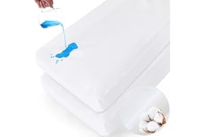 Biloban Changing Pad Cover 2 Pack Diaper, Waterproof Change Pad Cover Set Ultra Soft for Baby, White