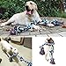 DIY House Large Dog Chew Rope Toys for Aggressive Chewers Nature Cotton 5 Knots Indestructible Tug of War Durable Ropes Breed Chew Toys