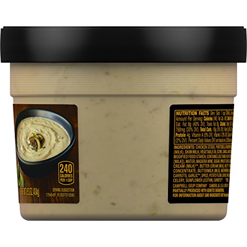 Campbell's Slow Kettle Style Soup, Portobello Mushroom & Madeira Bisque, 15.3 Ounce