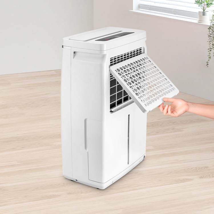 Wellness Dry 4000 Luftentfeuchter 16L/24h, Leise 43 dB, Feuchtigkeitssensor, Wäschetrocknungsfunktion und Luftreinigung, 5L Tank, 24h Timer, Bis zu 30 m², Automatische Abschaltung